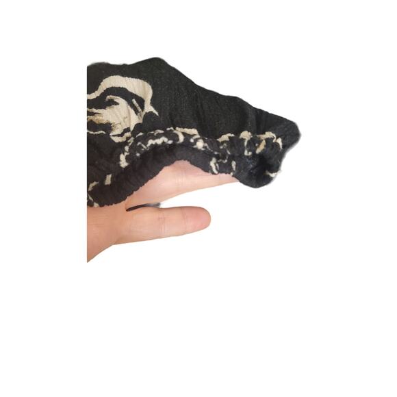 Free People Swing Out of it Black Floral Tunic Flowy Oversized dress sz Medium - Picture 7 of 11